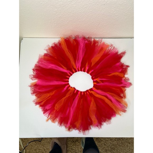 Handmade Full Tutu Sz 4-8 Ballerina Dance Ballet Play Costume Stretch Waist - Picture 4 of 12